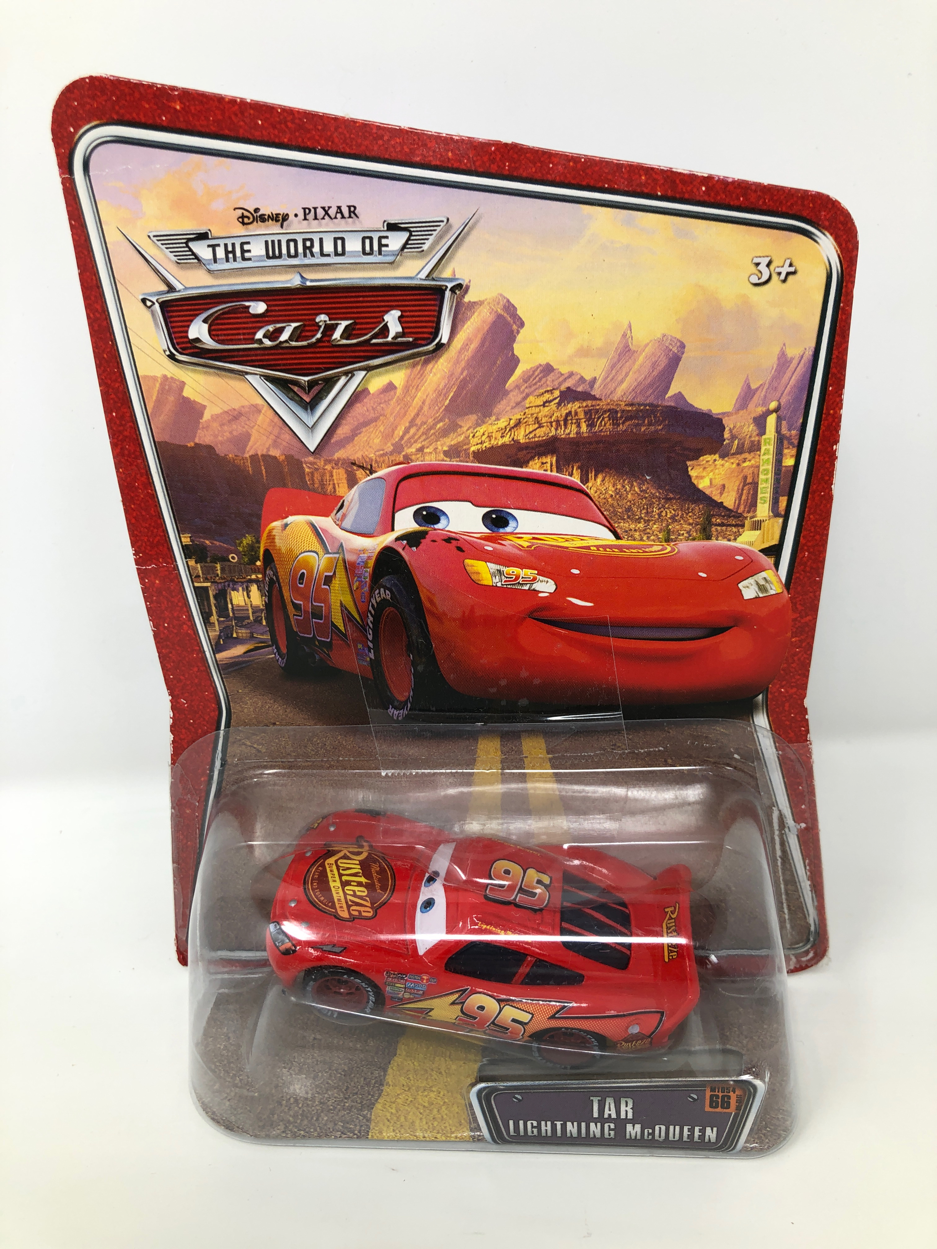 Cars Lightning McQueen フィギュア(レア) Disney Pixar Cars Tar Lightning Mcqueen #66 | eBay
