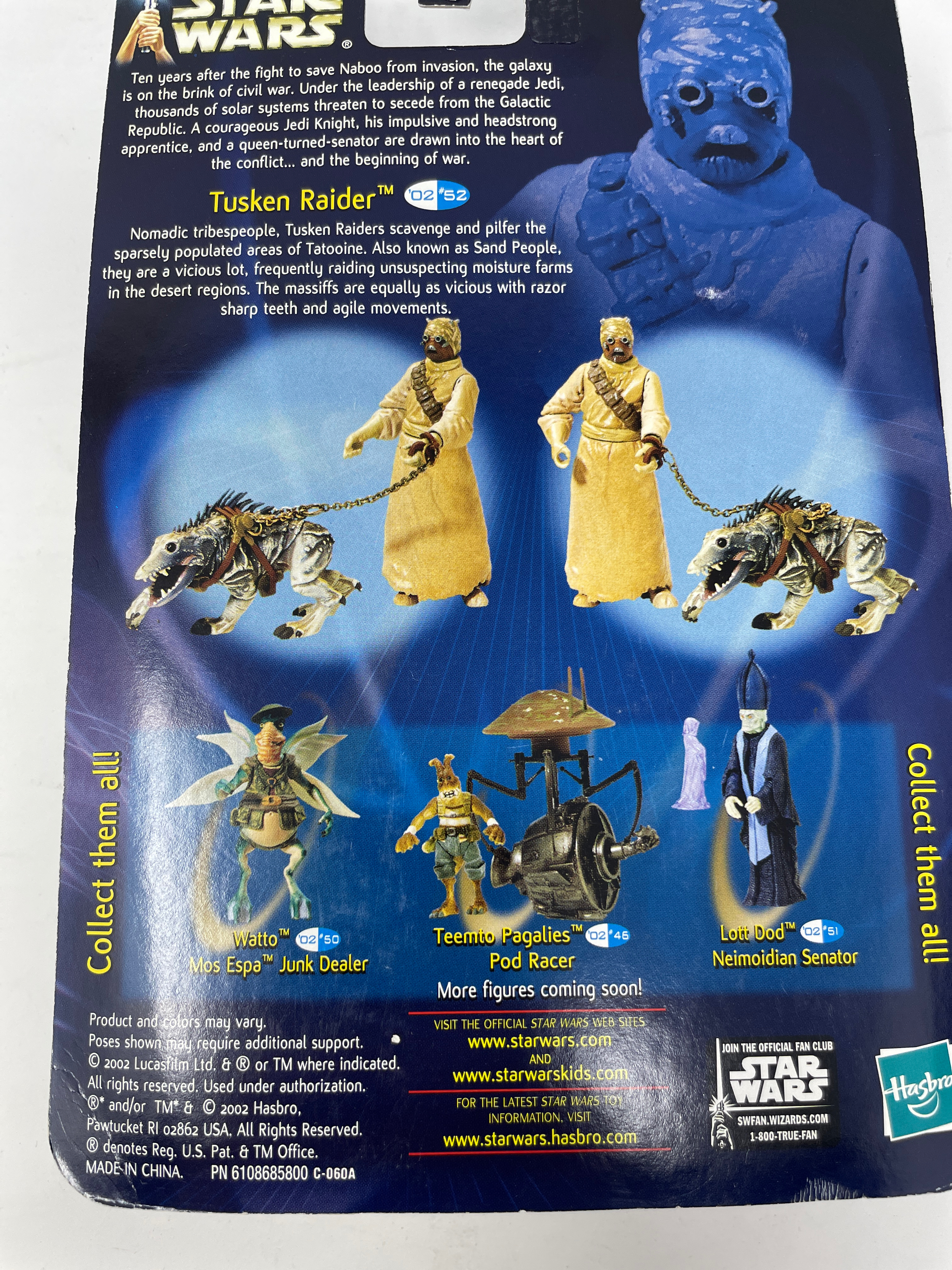 Star Wars Clone Wars 2002 Tusken Raider mit massiver Actionfigur - Bild 2 von 2