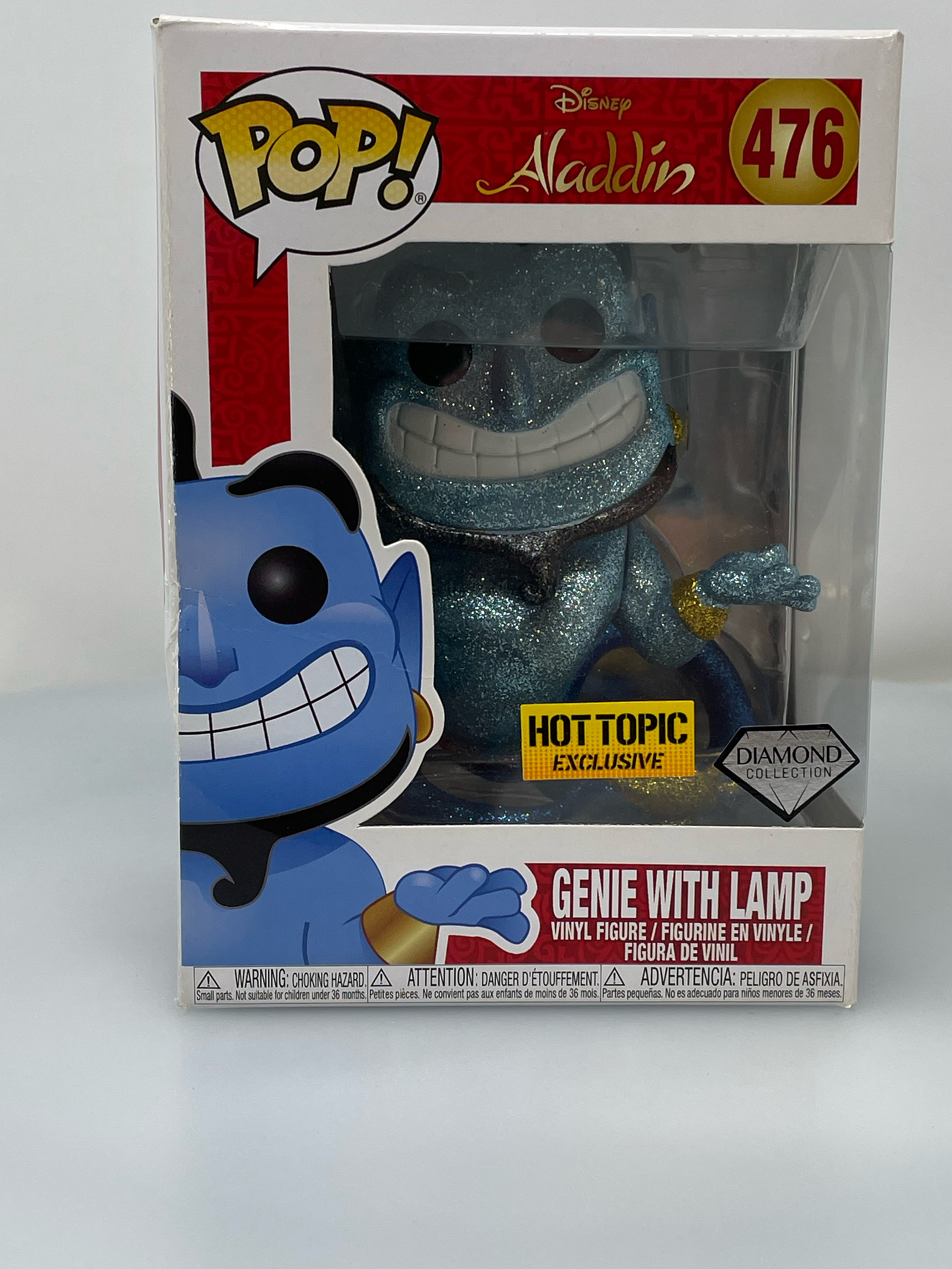 Genie with lamp Diamond Glitter #476 NOT MINT