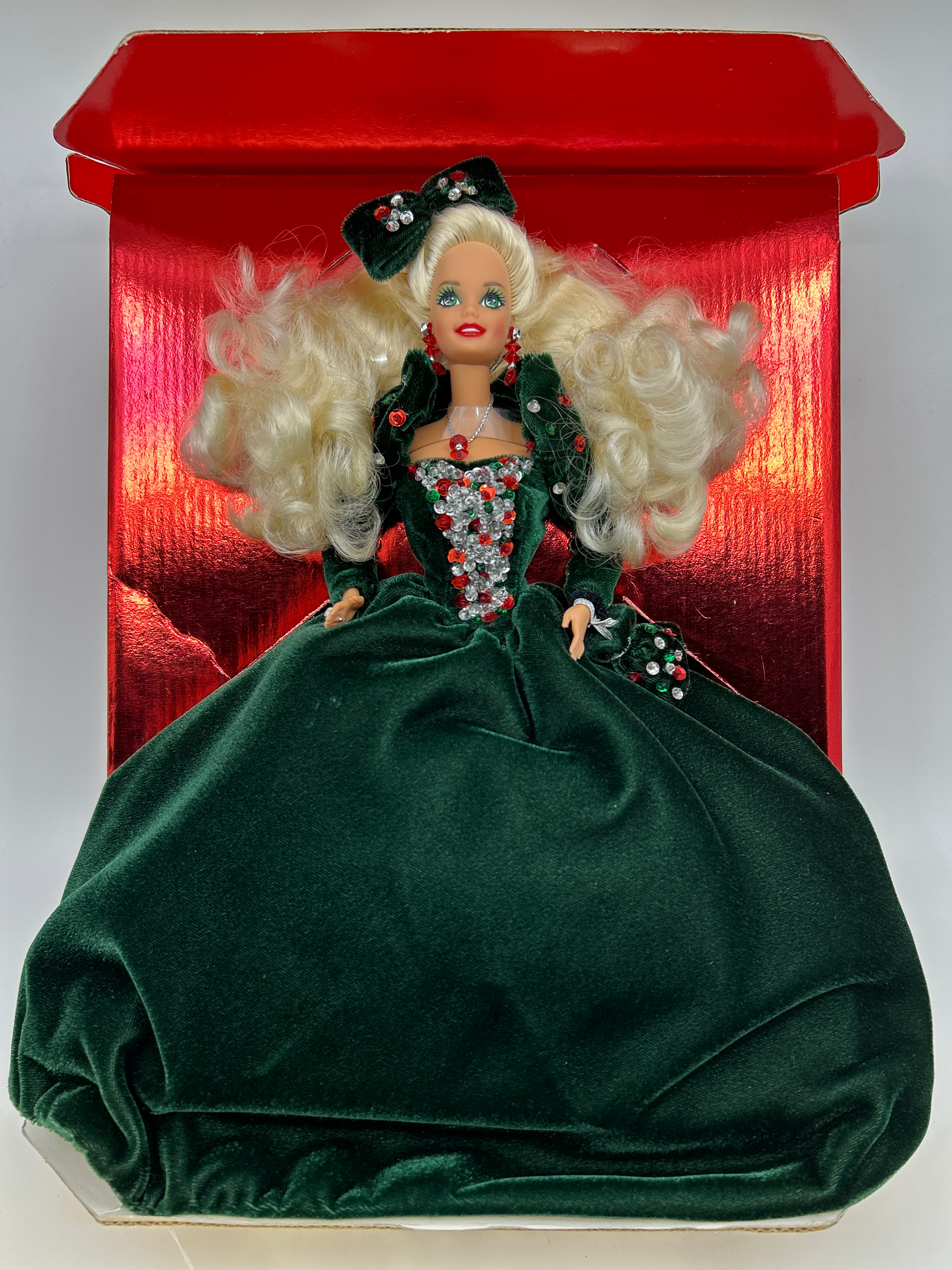Barbie Holiday Christmas 1991 Happy Holidays Barbie 74299018718| eBay